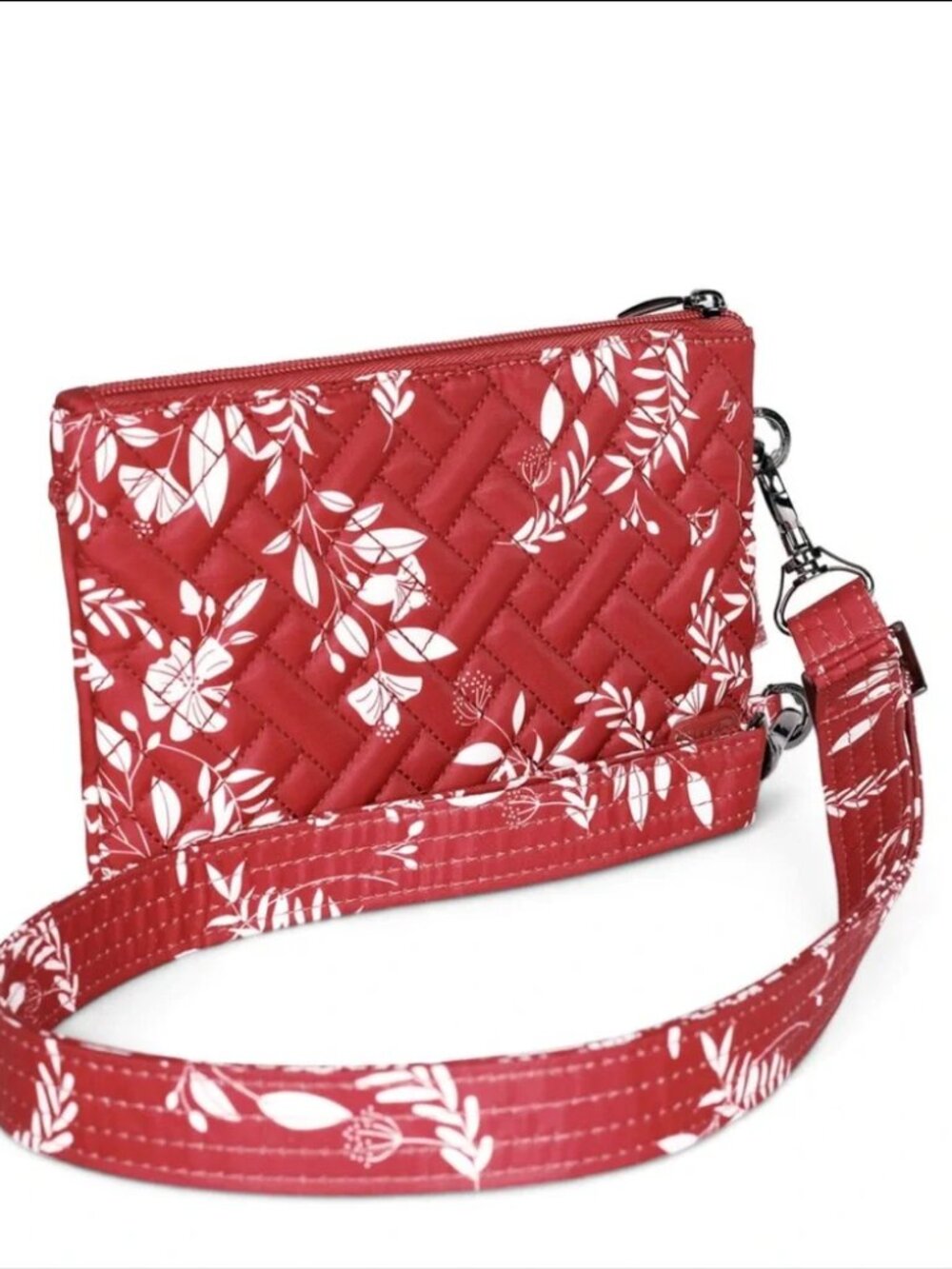 LUG - Peekaboo Convertible Crossbody Bag in Flourish Red
